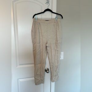 Express Women's Beige Linen Style Pants